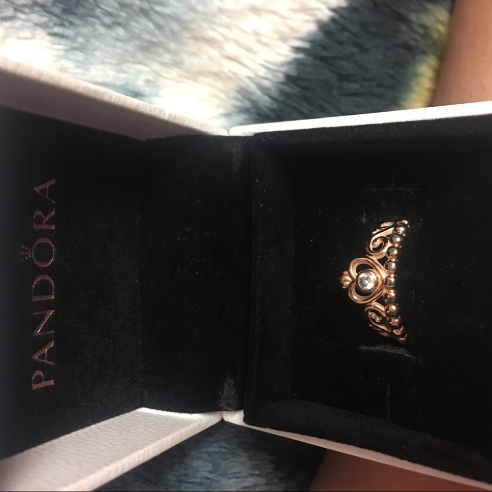 Pandora Rose Gold Ring , Size 7